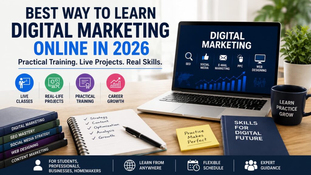 Home 1 Best Way to Learn Digital Marketing Online in 2026