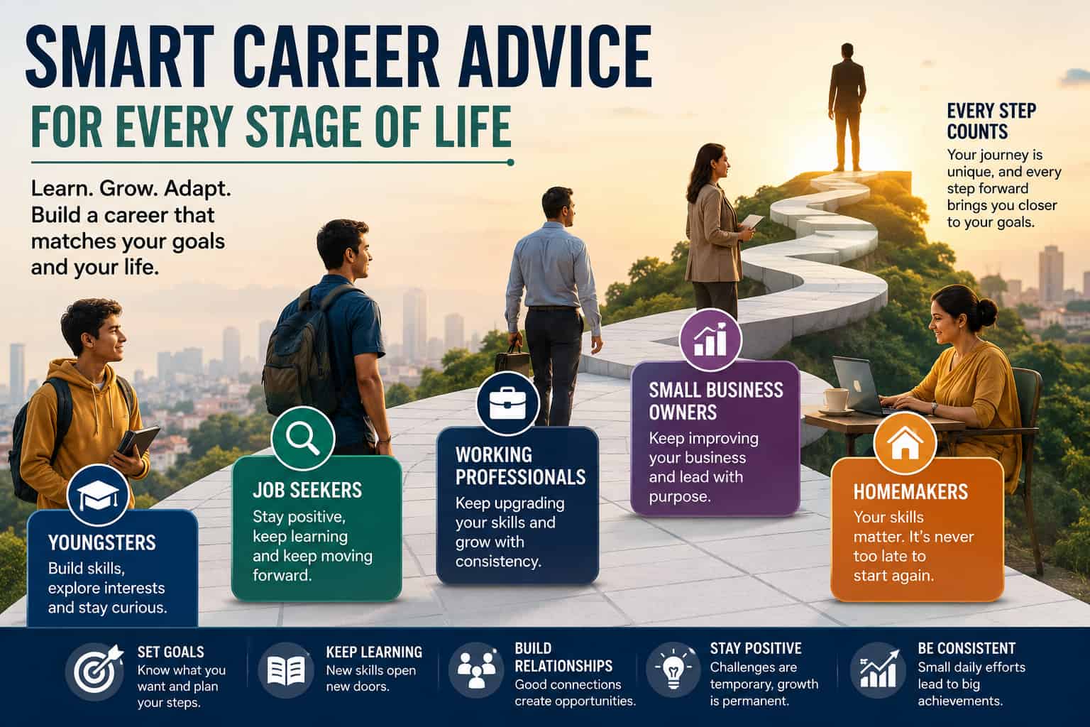 10 Smart Career Advice for Every Stage of Life 1 Smart Career Advice for Every Life Stage